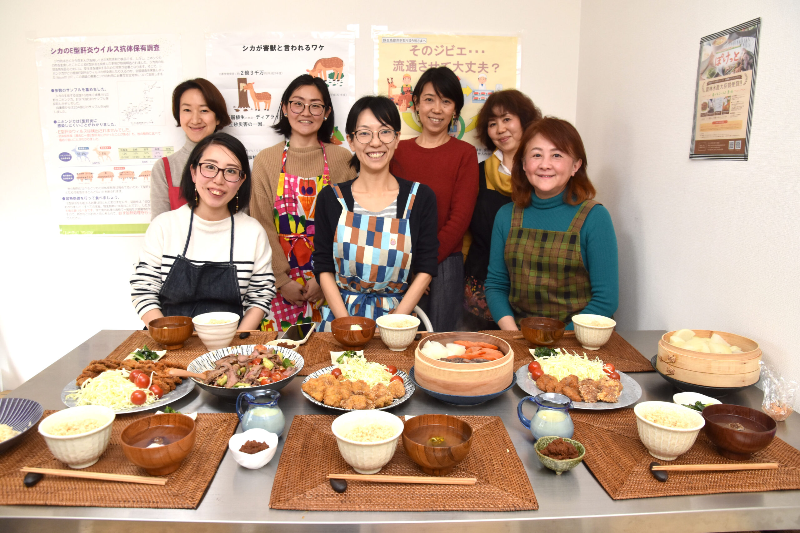 料理教室の集合写真