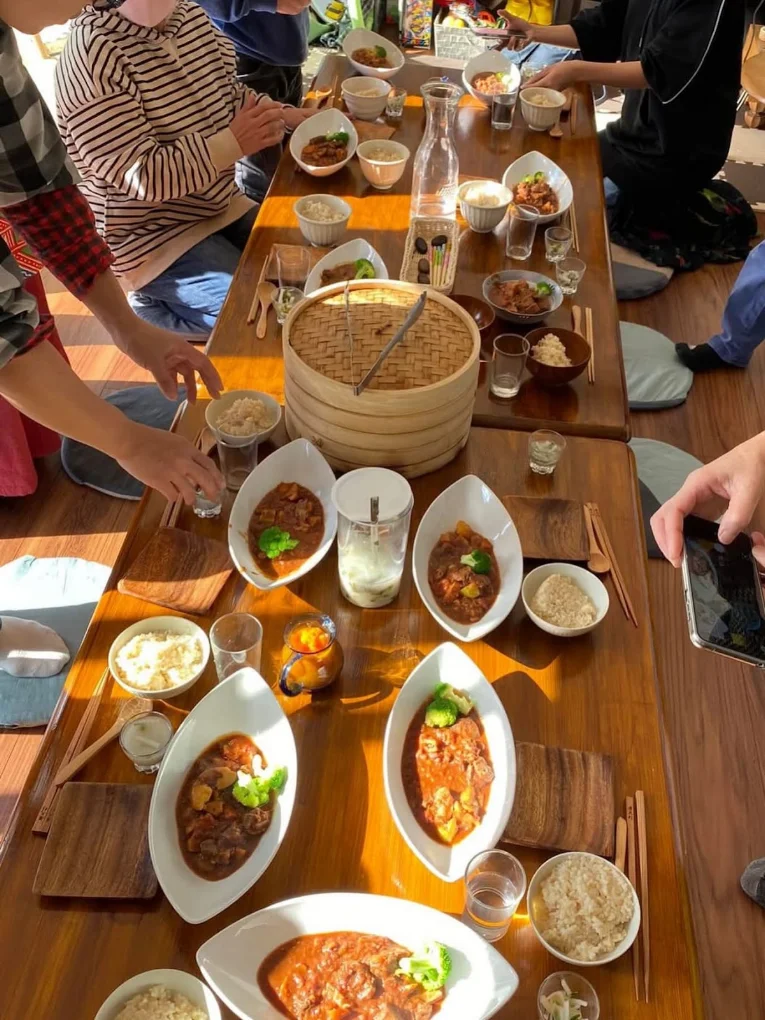 シカランチの料理