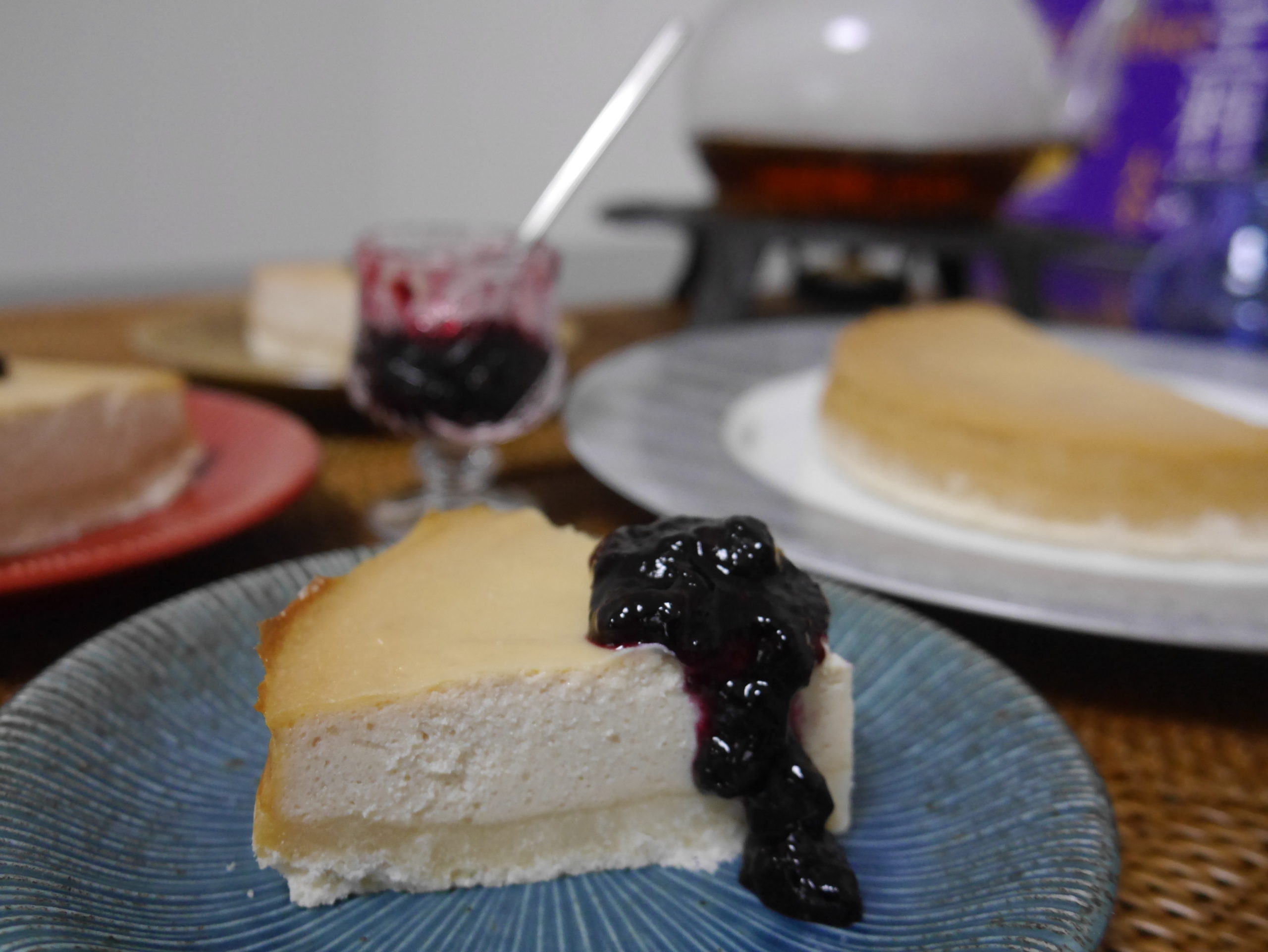 有機豆乳ヨーグルトのチーズケーキ