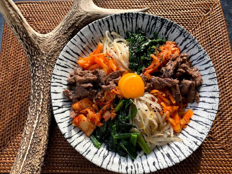 シカ肉ビビンバ