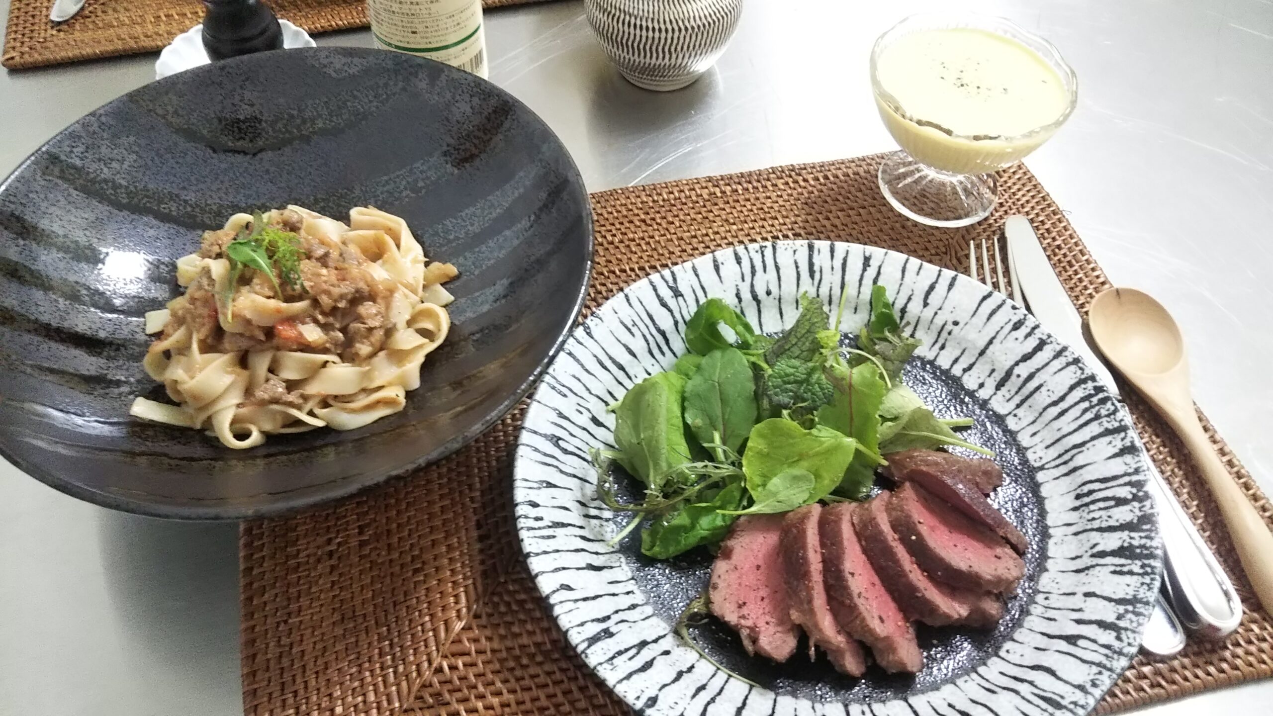 シカ肉ステーキ